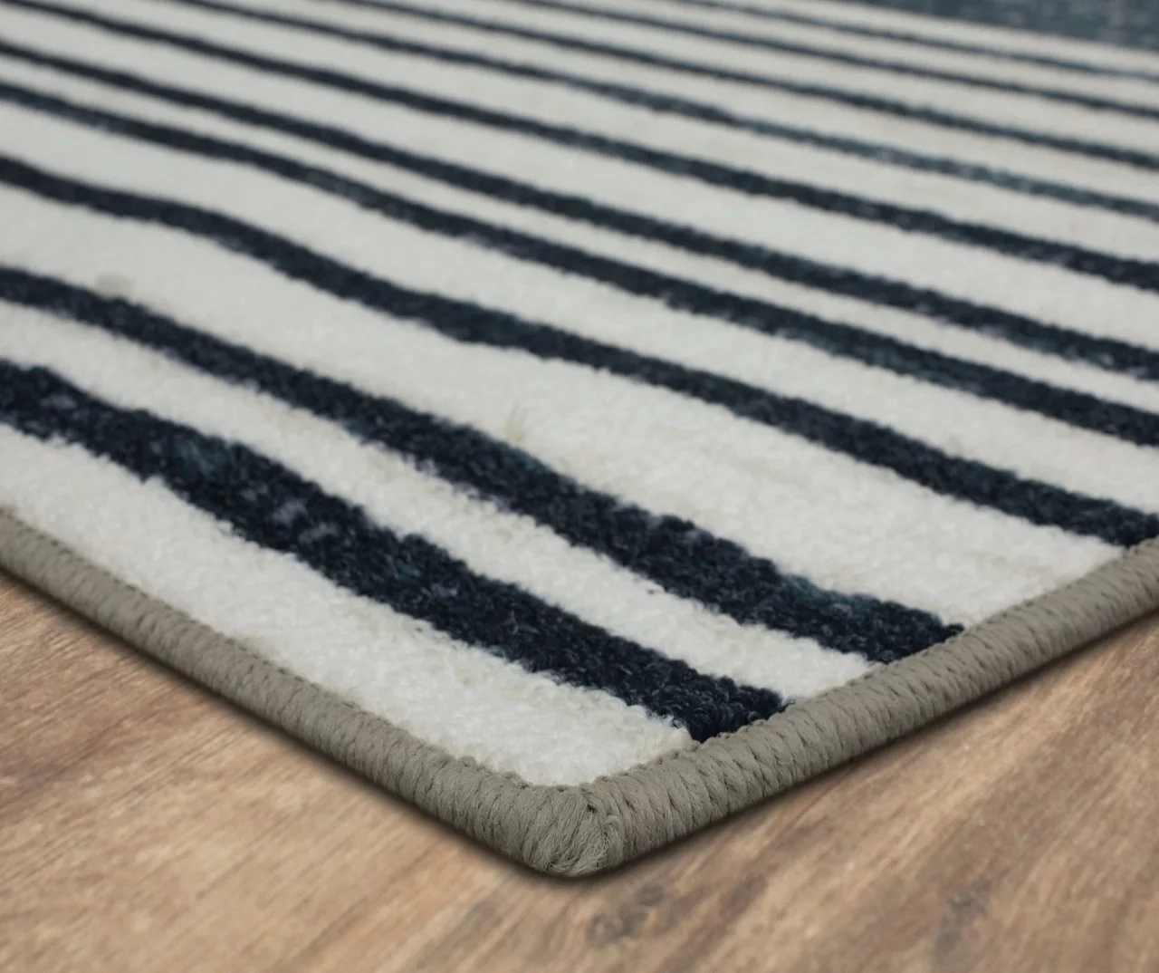 Rain Creek Blue & Brown Line Geometric Area Rug, (5' X 8') 5 Rain Creek Blue & Brown Line Geometric Area Rug, (5' X 8') - Image 3