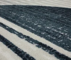 Rain Creek Blue & Brown Line Geometric Area Rug, (5' X 8') 16 Rain Creek Blue & Brown Line Geometric Area Rug, (5' X 8') -Home Store 810600294 A8 3