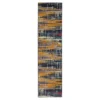 Mohawk Kaven Orange & Navy Multi-Color Crosshatch Area Rug 1 Mohawk Kaven Orange & Navy Multi-Color Crosshatch Area Rug -Home Store 810600408 A0 1