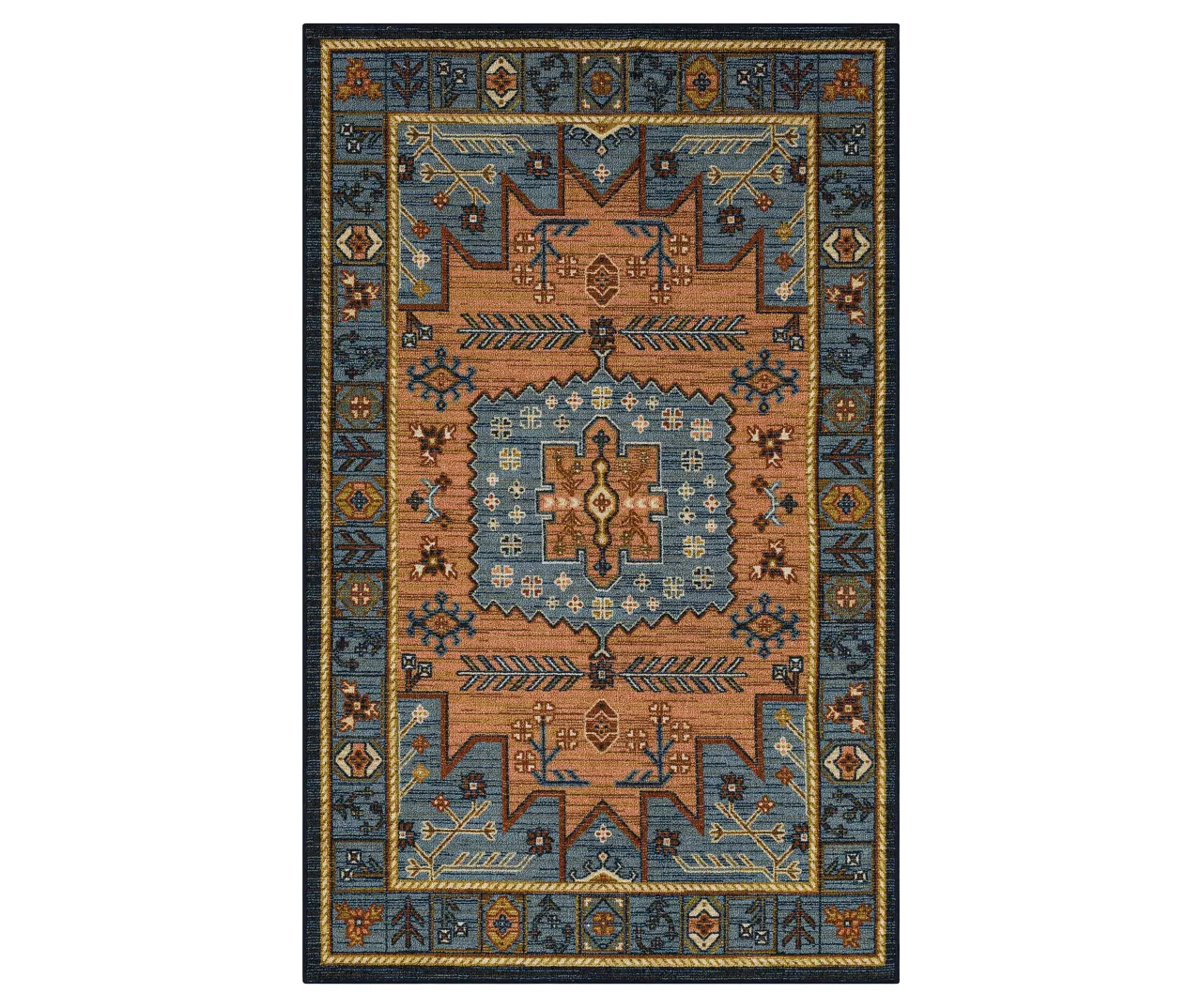 Mohawk Home Kenbridge Blue Area Rug 6 Mohawk Home Kenbridge Blue Area Rug - Image 4