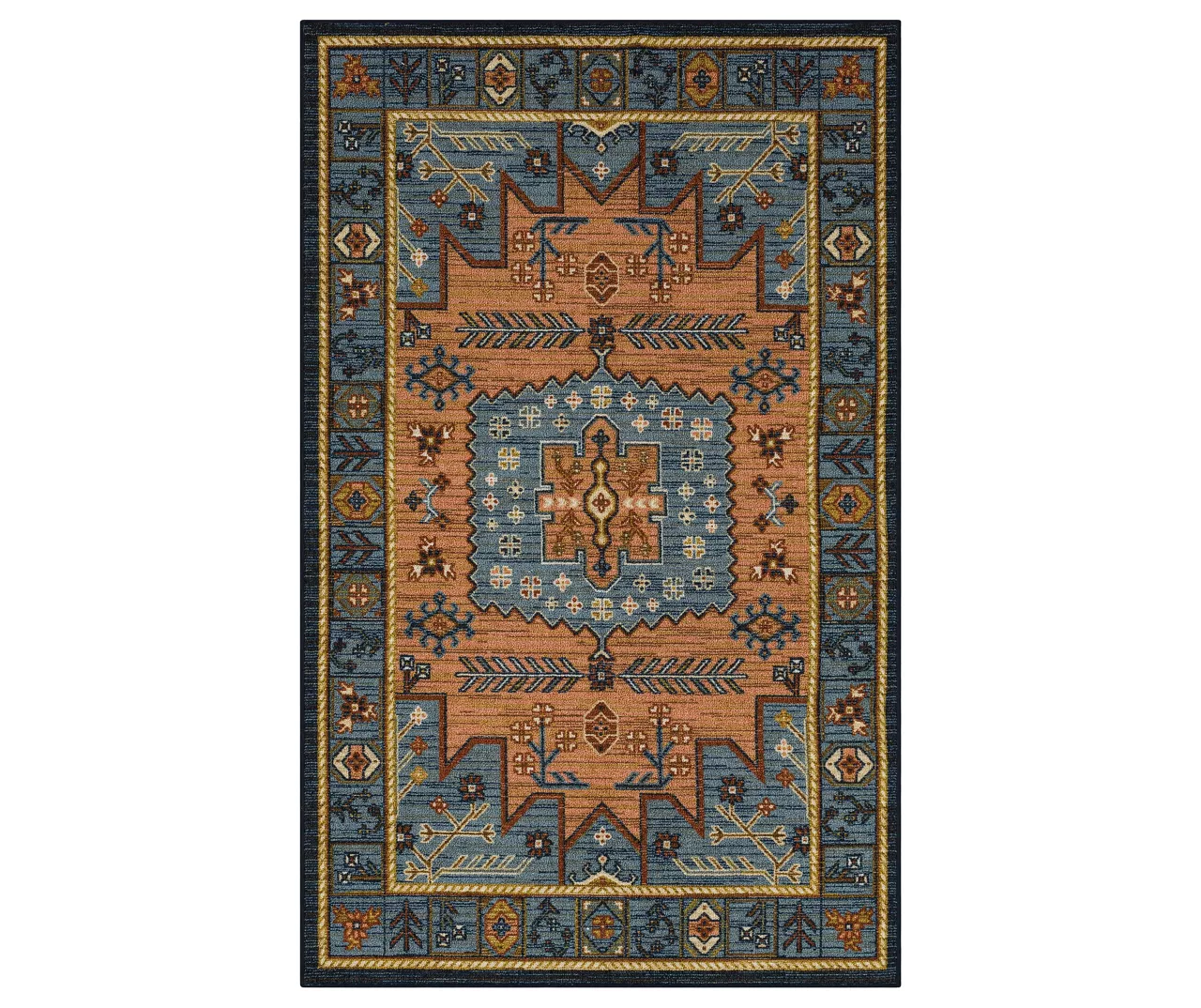 Mohawk Home Kenbridge Blue Area Rug 7 Mohawk Home Kenbridge Blue Area Rug - Image 5
