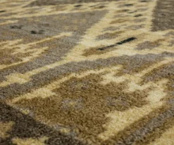 Sage Hollow Gray & Brown Geometric Area Rug, (2' X 8') -Home Store 810600473 A8 3