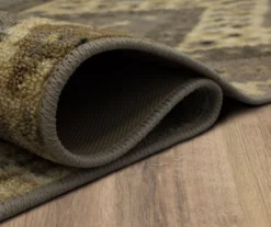 Sage Hollow Gray & Brown Geometric Area Rug, (2' X 8') -Home Store 810600473 A8 5