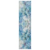 Art Explosion Blue & White Abstract Area Rug, (2' X 8') 1 Art Explosion Blue & White Abstract Area Rug, (2' X 8') -Home Store 810600563 A0 1