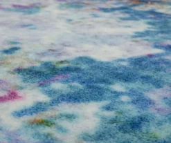 Art Explosion Blue & White Abstract Area Rug, (2' X 8') -Home Store 810600563 A8 3