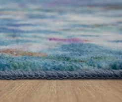 Art Explosion Blue & White Abstract Area Rug, (2' X 8') -Home Store 810600563 A8 4