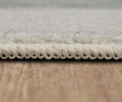 Gold Vein Gray & Blue Abstract Area Rug, (2' X 8') 12 Gold Vein Gray & Blue Abstract Area Rug, (2' X 8') -Home Store 810600588 A8 4