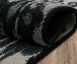 Hip Ikat Charcoal & Gray Area Rug, (4' X 6') -Home Store 810600595 A8 5