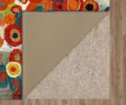 Mohawk Tossed Floral Orange & Multi-Color Area Rug 29 Mohawk Tossed Floral Orange & Multi-Color Area Rug -Home Store 810600626 A8 2