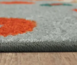 Mohawk Tossed Floral Orange & Multi-Color Area Rug 31 Mohawk Tossed Floral Orange & Multi-Color Area Rug -Home Store 810600626 A8 4