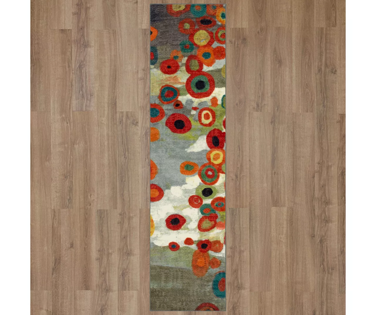 Mohawk Tossed Floral Orange & Multi-Color Area Rug 15 Mohawk Tossed Floral Orange & Multi-Color Area Rug - Image 13