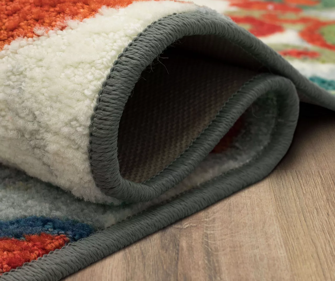 Mohawk Tossed Floral Orange & Multi-Color Area Rug 20 Mohawk Tossed Floral Orange & Multi-Color Area Rug - Image 18