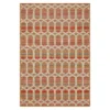 Cabana Rust & Tan Geometric Outdoor Area Rug, (8' X 10') -Home Store 810600655 A0 1