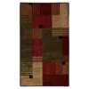 Alliance Red & Olive Patchwork Accent Rug, (20" X 34") -Home Store 810600659 A0 1