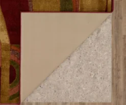 Picasso Wine & Brown Abstract Area Rug, (2' X 8') -Home Store 810600662 A8 2