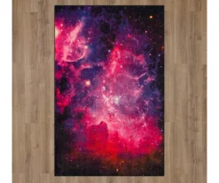 Solar Majesty Purple & Black Area Rug, (3' 4" X 5') 11 Solar Majesty Purple & Black Area Rug, (3' 4" X 5') -Home Store 810600808 A0 2