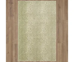 Beige & Taupe Leopard Print Area Rug, (2' X 3') -Home Store 810600824 A0 2