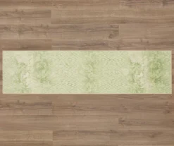 Maisie Cream & Green Geometric Area Rug, (2.5' X 6') -Home Store 810600907 A0 2 1