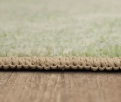 Maisie Cream & Green Geometric Area Rug, (2.5' X 6') -Home Store 810600907 A8 4