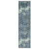 Maisie Navy & White Geometric Area Rug, (2' X 8') 2 Maisie Navy & White Geometric Area Rug, (2' X 8') -Home Store 810600918 A0 1