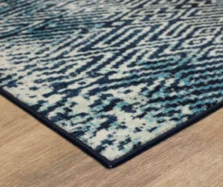 Maisie Navy & White Geometric Area Rug, (2.5' X 8') -Home Store 810600922 A8 1