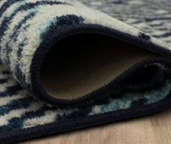 Maisie Navy & White Geometric Area Rug, (2.5' X 8') -Home Store 810600922 A8 5