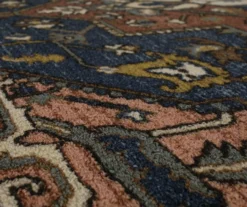 Tethys Navy & Brown Ornamental Area Rug, (2' X 8') -Home Store 810601024 A8 3