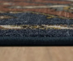 Tethys Navy & Brown Ornamental Area Rug, (2' X 8') -Home Store 810601024 A8 4