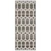 Cabana Gray & White Geometric Outdoor Area Rug, (2.5' X 6') 1 Cabana Gray & White Geometric Outdoor Area Rug, (2.5' X 6') -Home Store 810601056 A0 1