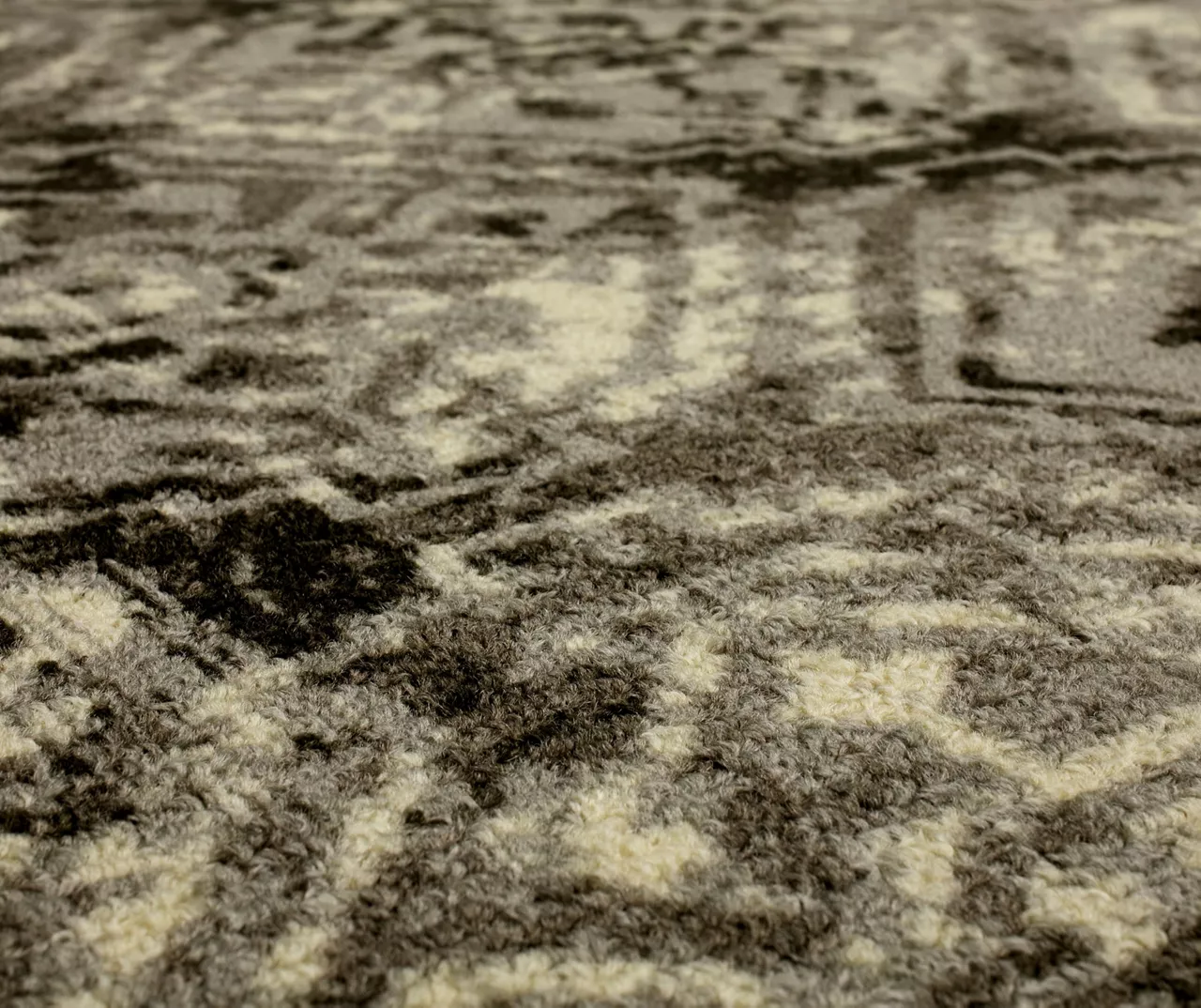 Tecate Gray Bordered Arabesque Accent Rug, (20" X 34") 7 Tecate Gray Bordered Arabesque Accent Rug, (20" X 34") - Image 5