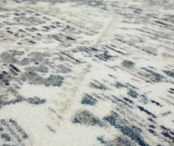 Pallas White & Blue Geo Ornamental Area Rug, (2' X 8') -Home Store 810601084 A8 3