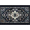 Tethys Navy & Charcoal Ornamental Accent Rug, (20" X 34") -Home Store 810601110 A0 1