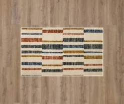 Tilton Beige & Multi-Color Block Pattern Accent Rug, (20" X 34") -Home Store 810601115 A0 2