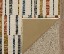 Tilton Beige & Multi-Color Block Pattern Accent Rug, (20" X 34") -Home Store 810601115 A8 2