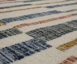 Tilton Beige & Multi-Color Block Pattern Accent Rug, (20" X 34") -Home Store 810601115 A8 3