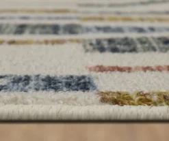 Tilton Beige & Multi-Color Block Pattern Accent Rug, (20" X 34") -Home Store 810601115 A8 4