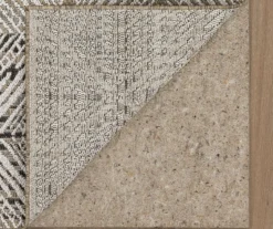 Poolside Diamond Dark Gray & Ivory Outdoor Area Rug, (2.5' X 6') -Home Store 810601179 A8 2