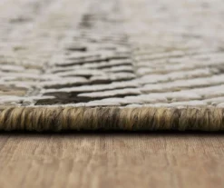 Poolside Diamond Dark Gray & Ivory Outdoor Area Rug, (2.5' X 6') -Home Store 810601179 A8 4