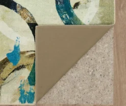 Canvas Rings Aqua & Beige Abstract Area Rug, (8' X 10') -Home Store 810601217 A8 2