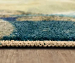 Canvas Rings Aqua & Beige Abstract Area Rug, (8' X 10') -Home Store 810601217 A8 4
