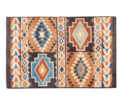 Broyhill Orange & Brown Geometric Accent Rug -Home Store 810602767 A0
