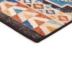 Broyhill Orange & Brown Geometric Accent Rug -Home Store 810602767 A8 2