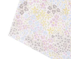 White & Pastel Daisy King 4-Piece Microfiber Sheet Set -Home Store 810603250 810603246 810603248 A8 1