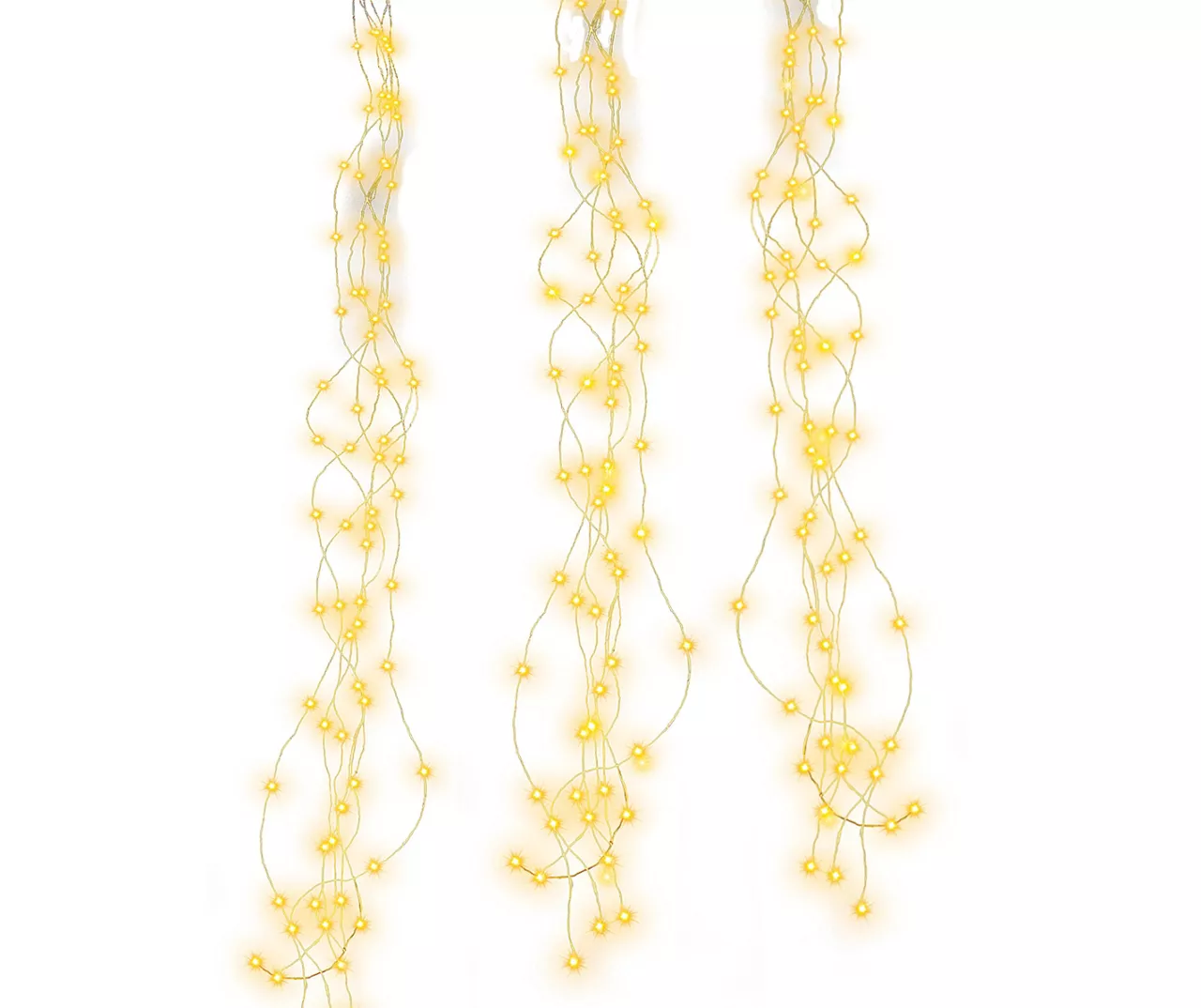 Warm White 120-LED Waterfall Indoor/Outdoor Fairy Lights 3 Warm White 120-LED Waterfall Indoor/Outdoor Fairy Lights