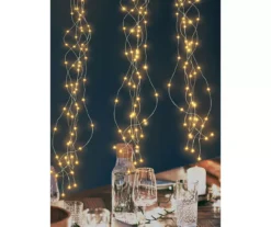 Warm White 120-LED Waterfall Indoor/Outdoor Fairy Lights 7 Warm White 120-LED Waterfall Indoor/Outdoor Fairy Lights -Home Store 810603435 B0 2