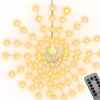 Warm White 100-LED 16" Indoor/Outdoor Fireworks Light -Home Store 810603458 A0