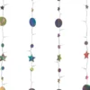 Warm White Colorful Moon & Stars 6-Strand LED Curtain Lights -Home Store 810603462 A0