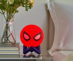 Marvel Red & Blue Spider-Man Moon Lamp -Home Store 810603610 B0 2