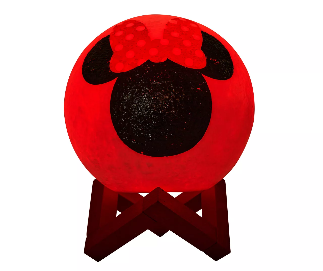 Disney Red Minnie Mouse Silhouette Multi-Color Moon Lamp 5 Disney Red Minnie Mouse Silhouette Multi-Color Moon Lamp - Image 3