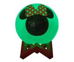 Disney Red Minnie Mouse Silhouette Multi-Color Moon Lamp 11 Disney Red Minnie Mouse Silhouette Multi-Color Moon Lamp -Home Store 810603742 A8 2